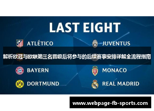 解析欧冠与欧联第三名晋级后将参与的后续赛事安排详解全流程指南